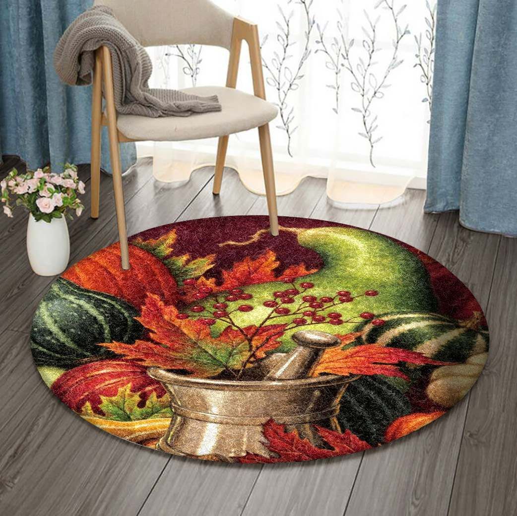 Harvest Round Carpet