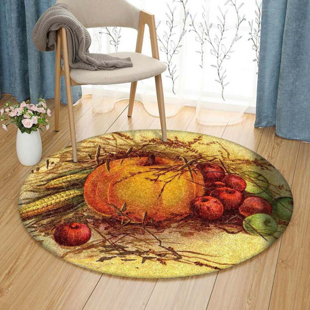 Harvest Round Carpet