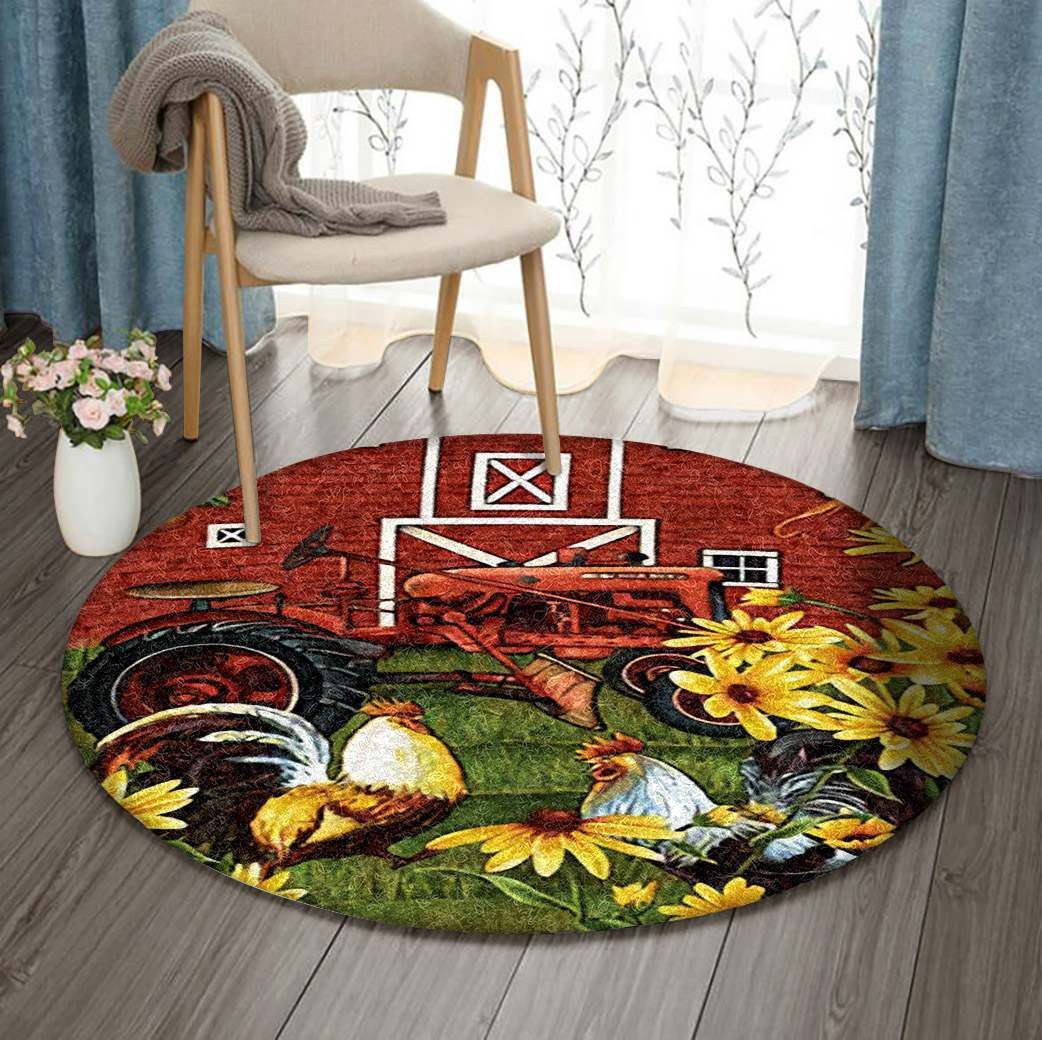 Harvest Round Carpet