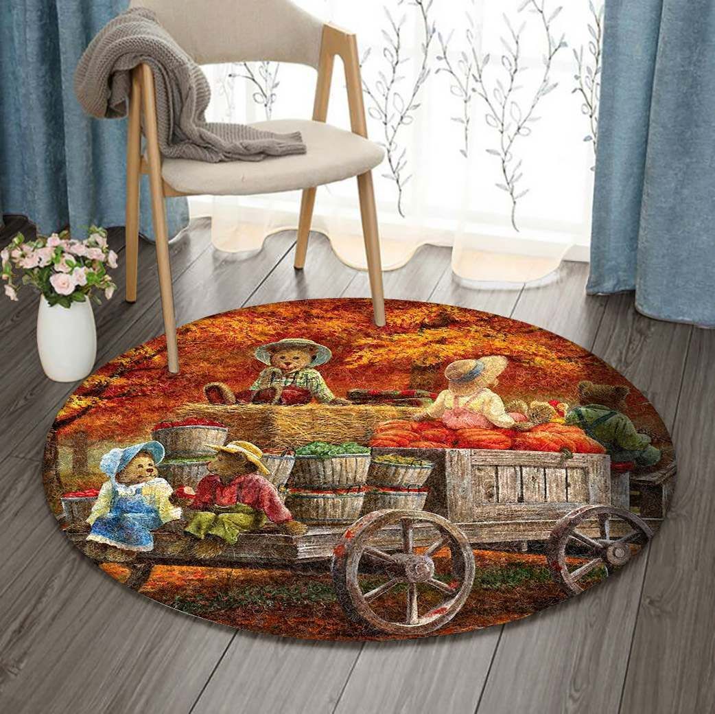 Harvest Round Carpet