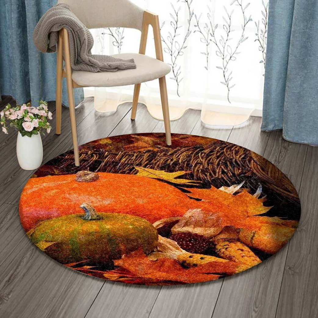 Harvest Round Carpet