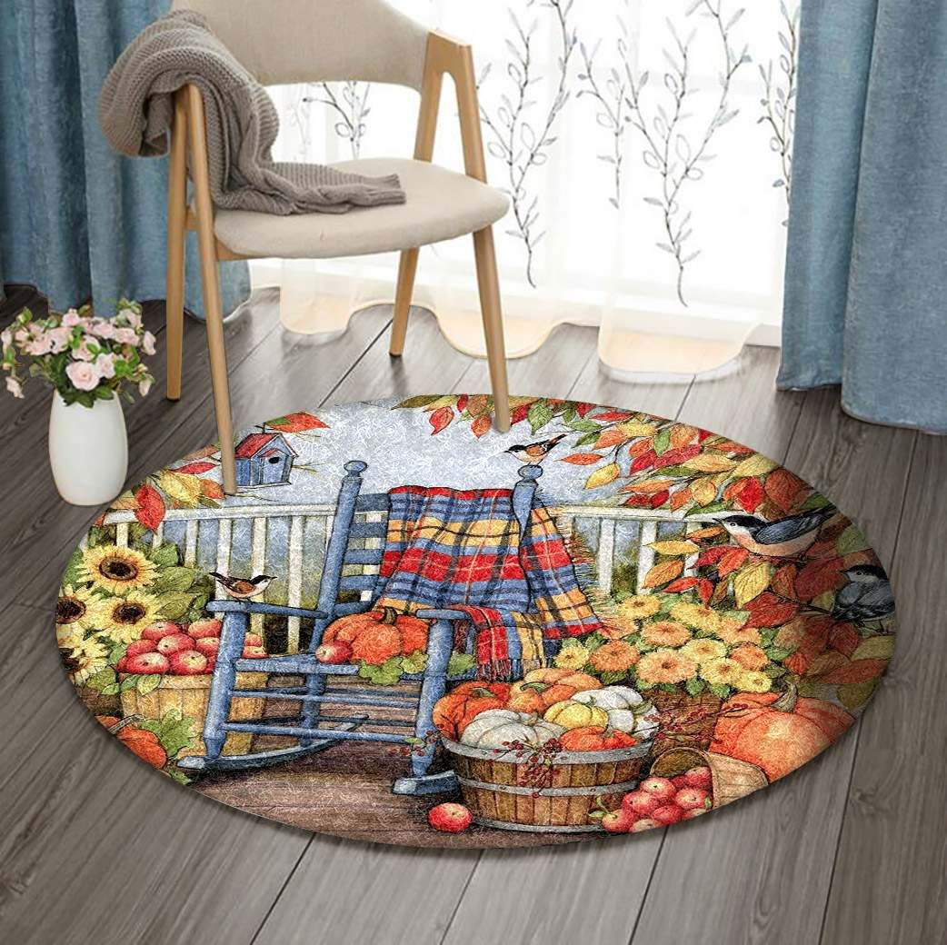 Harvest Round Carpet