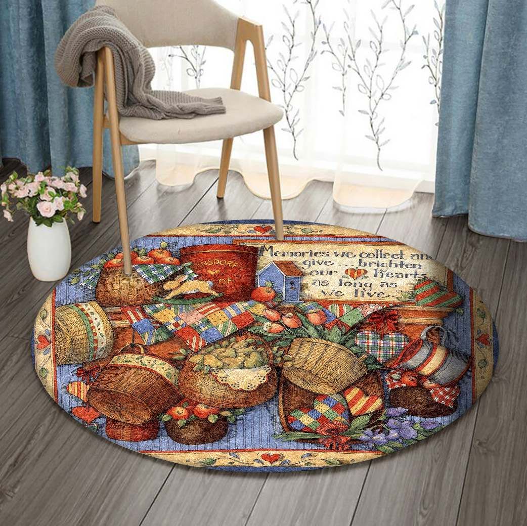 Harvest Round Carpet