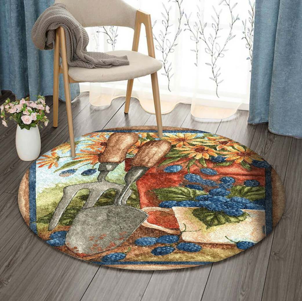 Harvest Round Carpet