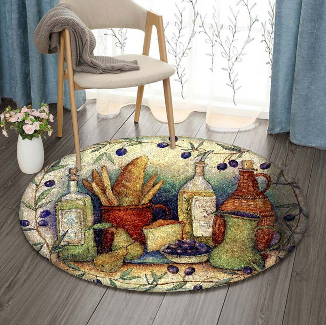 Harvest Round Carpet