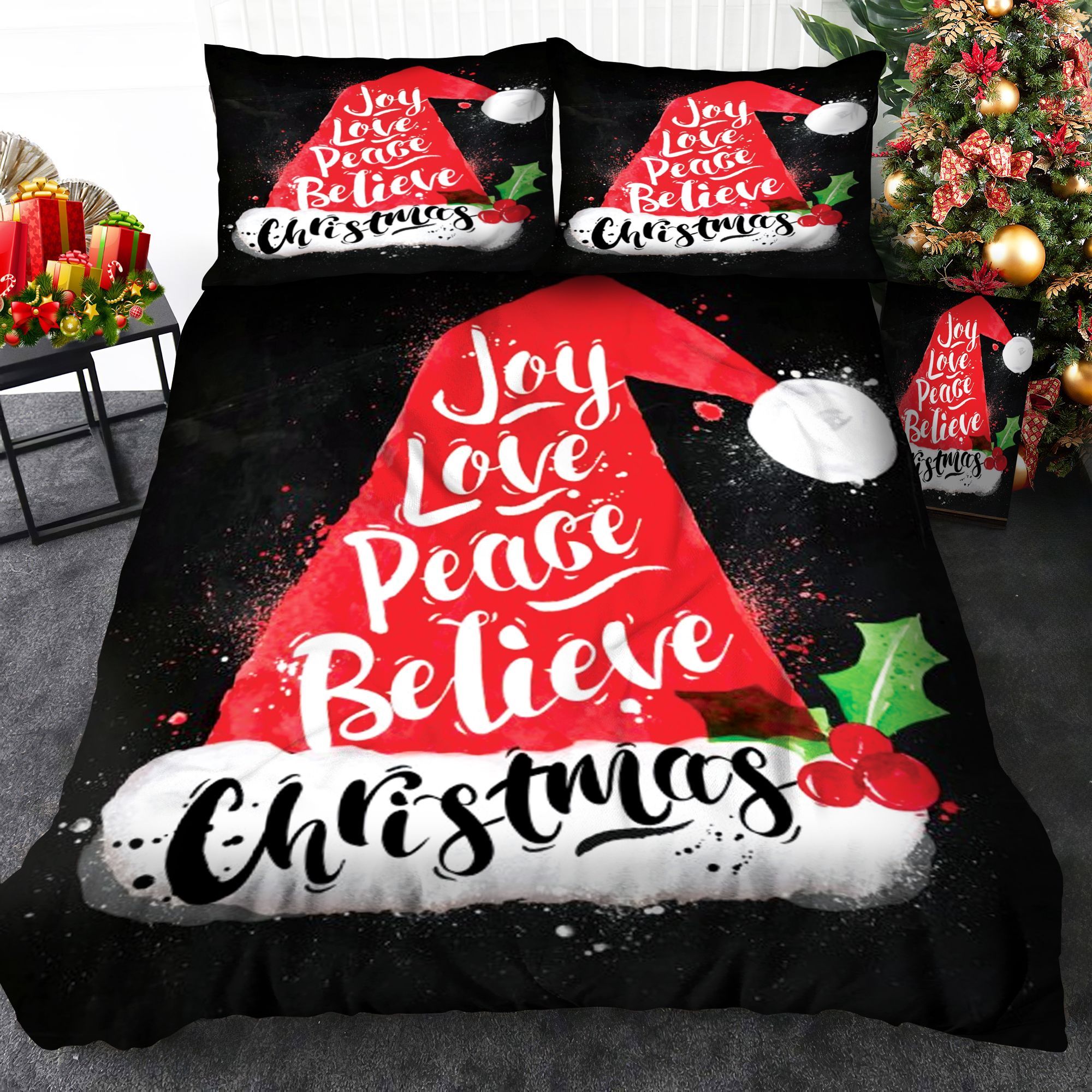 Hat Santa Bedding Set