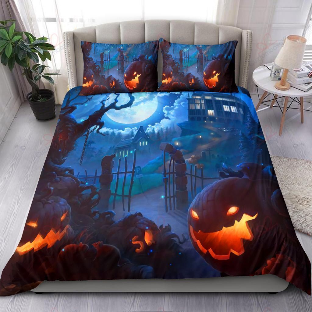 Haunted Garden Creepy Halloween Printed Bedding Set