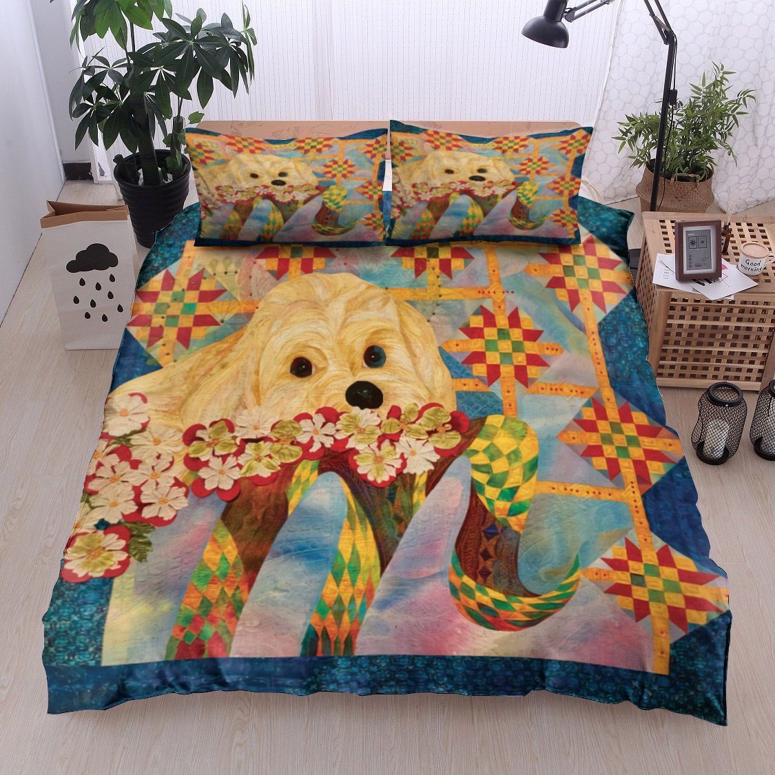 Havanese Dog Bedding Set