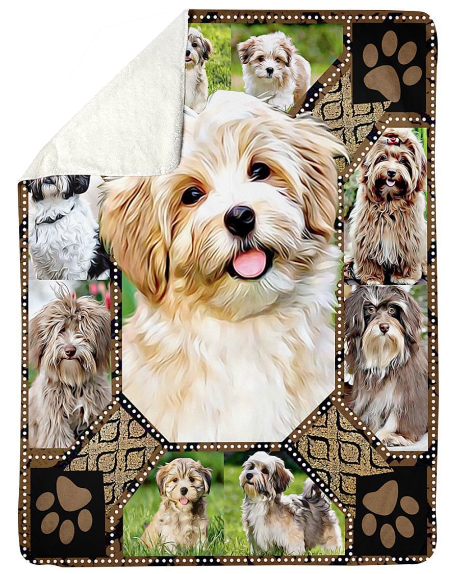 Havanese Sherpa Fleece Blanket