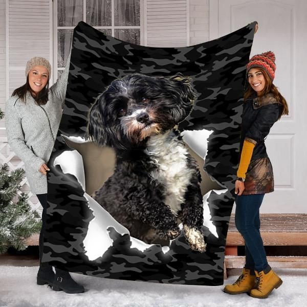 Havanese Lovely Dog Sherpa Fleece Blanket