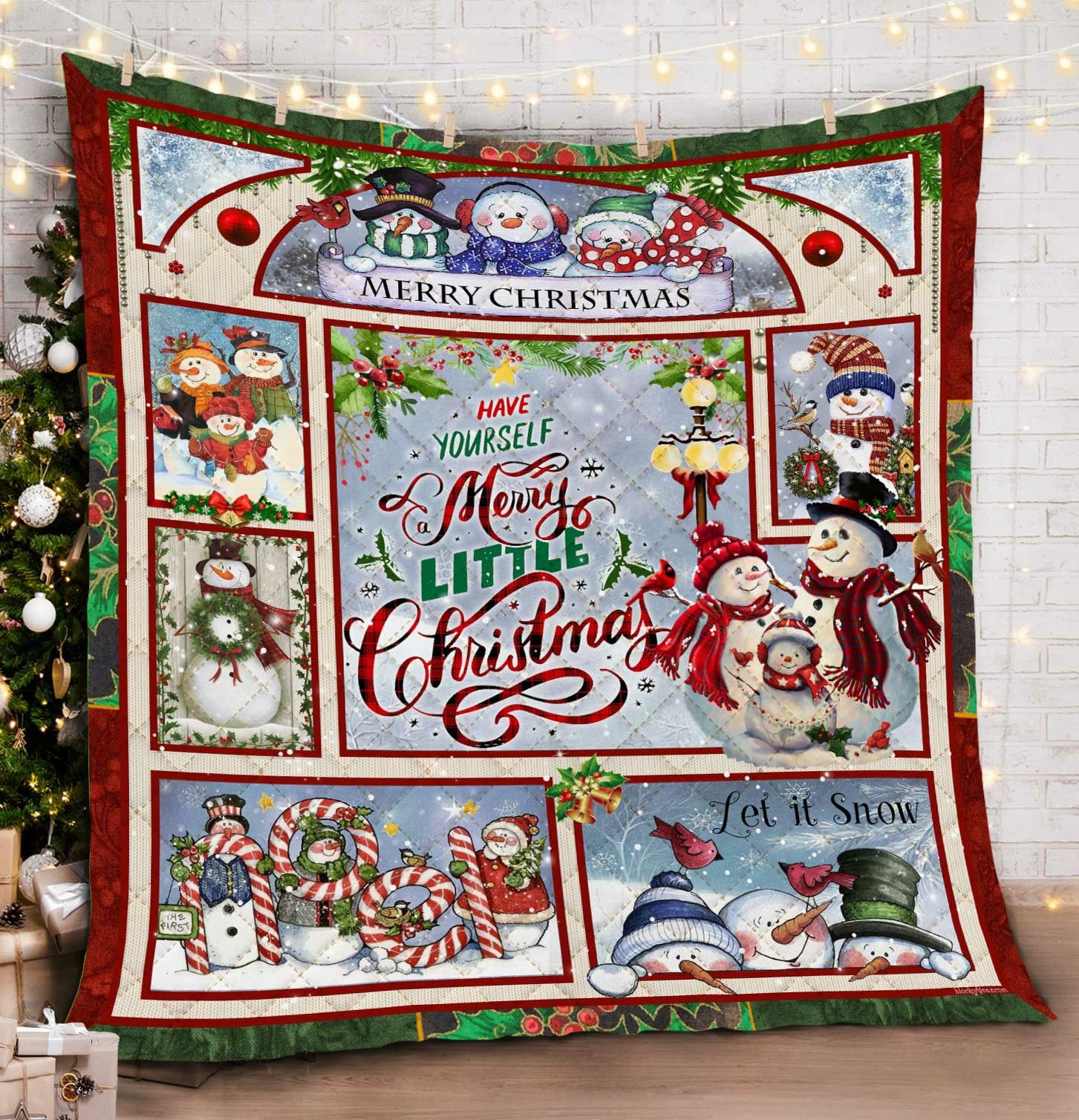 Have Yourself A Merry Little Christmas HHC121130TH Quilt Blanket
