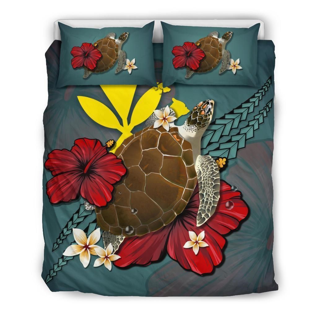 Hawaii Blue Turtle Bedding Set