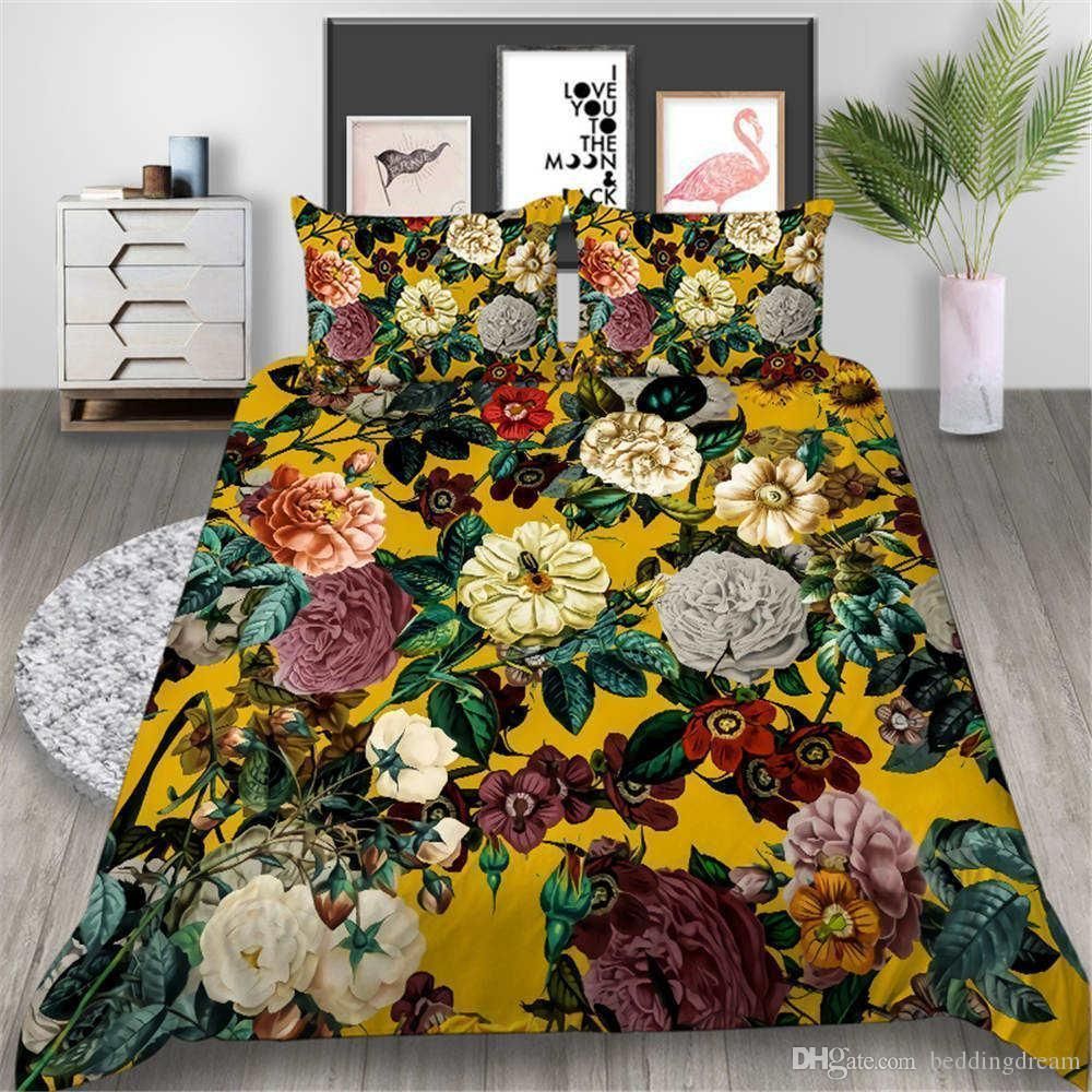 Hawaii Flowers Bedding Set