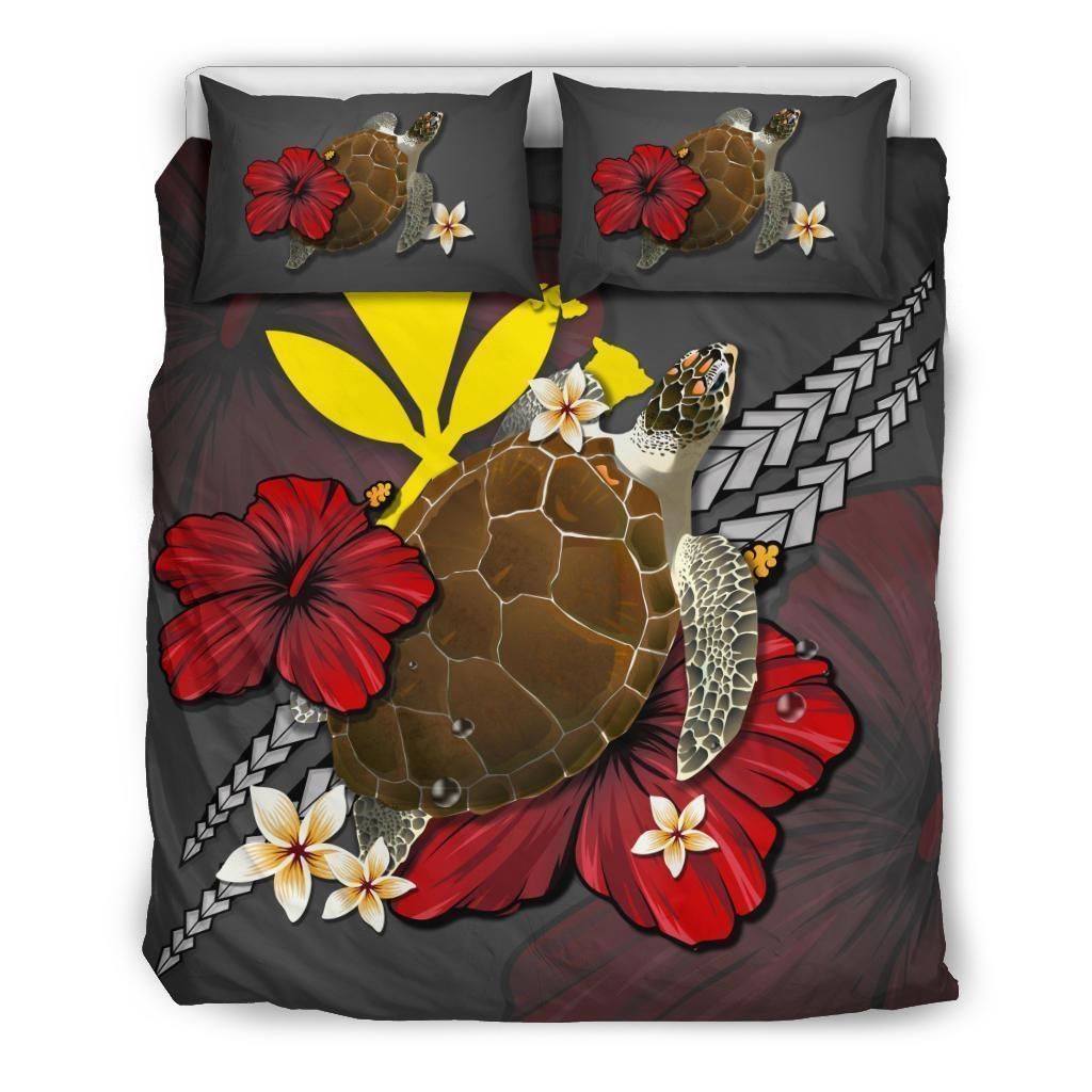 Hawaii Gray Turtle Bedding Set
