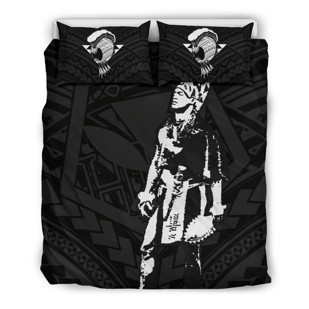 Hawaii Helmet Polynesian Kanaka Warrior Bedding Set