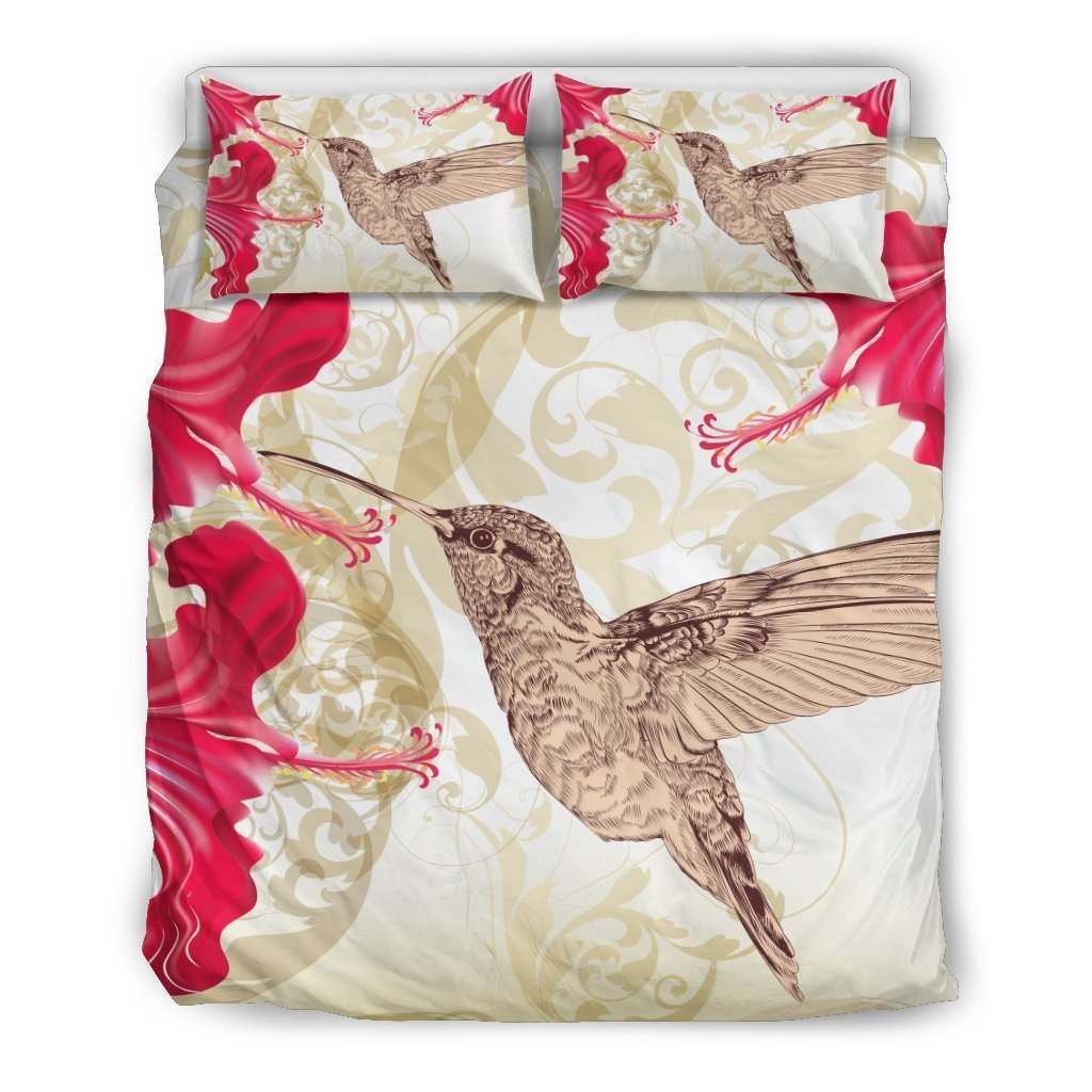 Hawaii Humming Bird & Hibiscus Bedding Set
