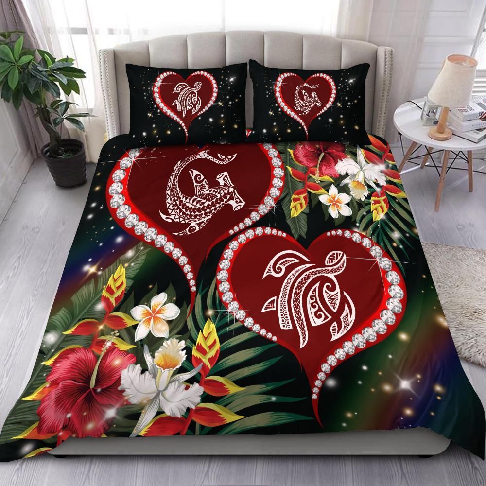 Hawaii Mate Tropical Pearl Style Bedding Set