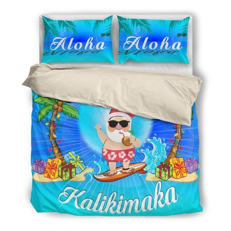 Hawaii Mele Kalikimaka Bedding Set