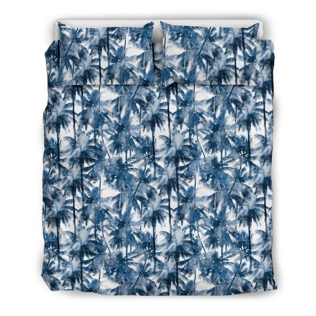 Hawaii Palm Trees And Tropical Branches  Bedding Set