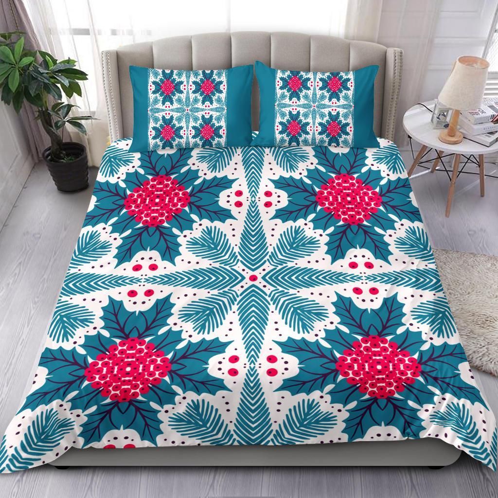 Hawaii Pattern Christmas Tropical Hawaiian Zoo Style Bedding Set