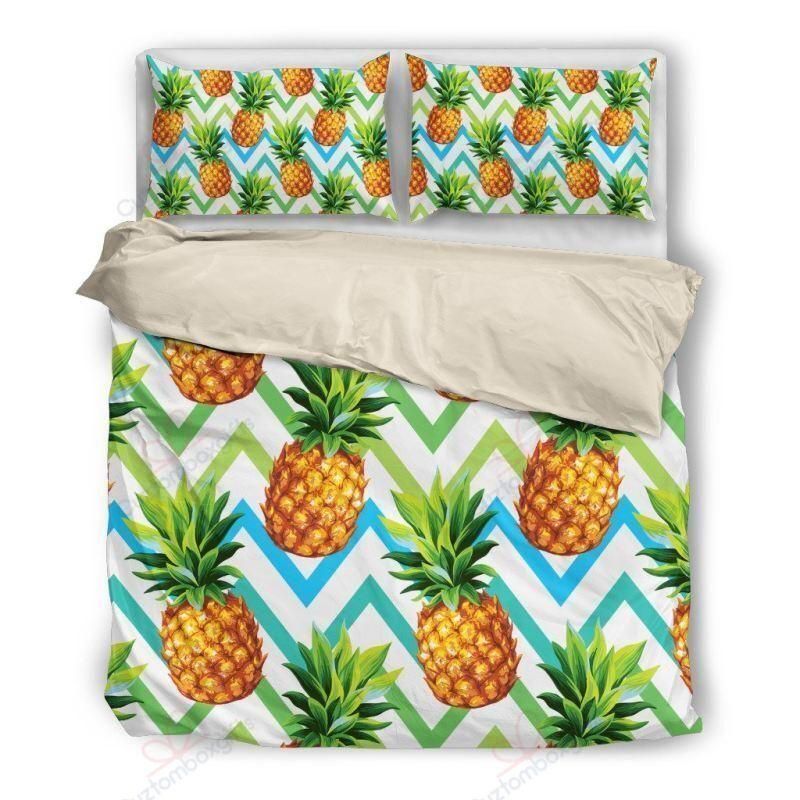 Hawaii Pineapple Pattern Printed Bedding Set