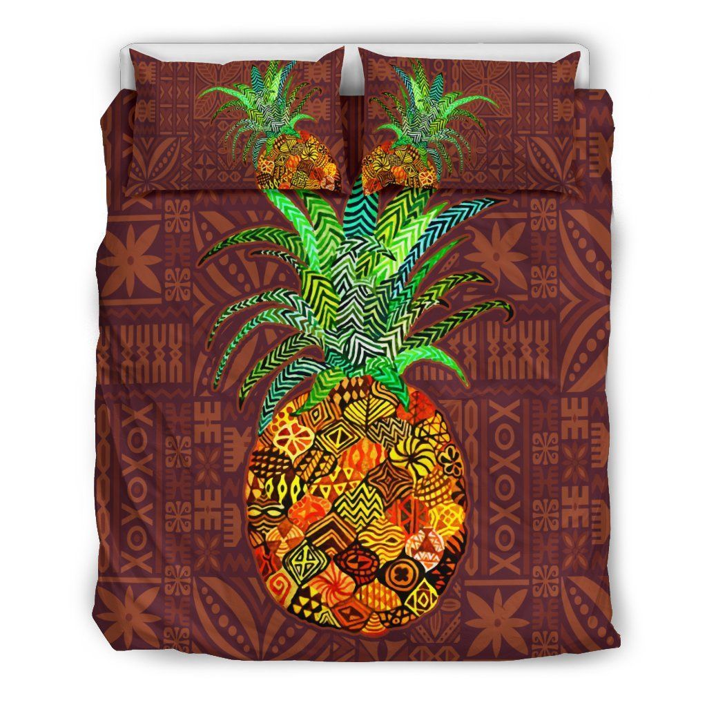 Hawaii Pineapple Tropical Bedding Set