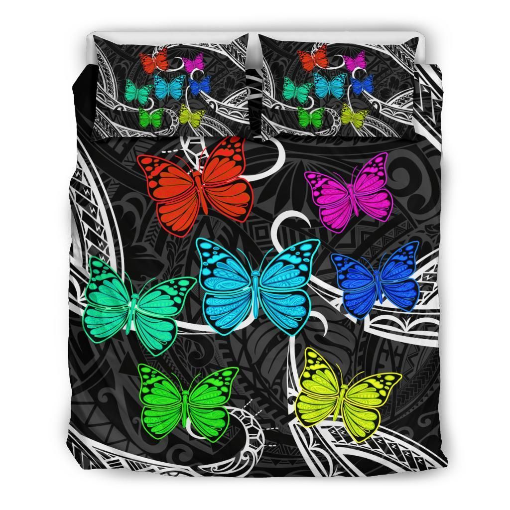 Hawaii Polynesian Butterflies Bedding Set