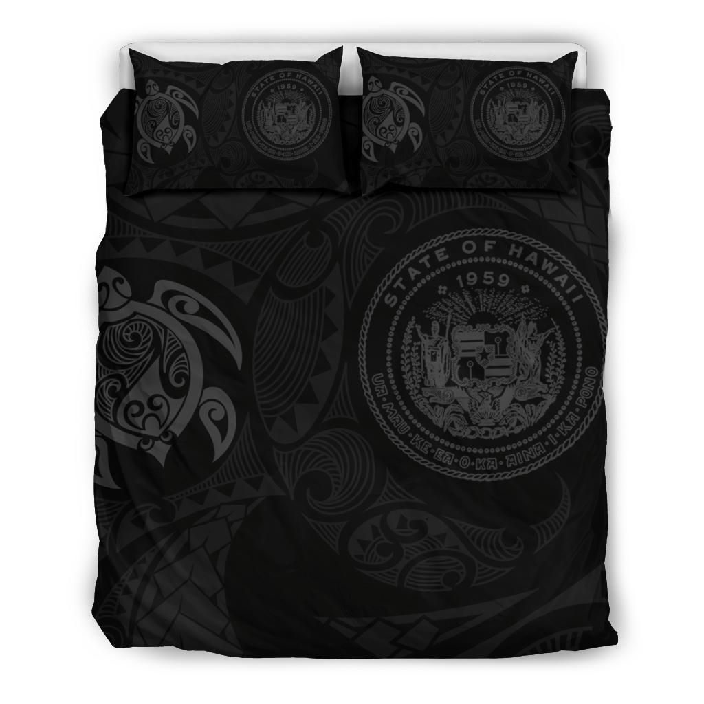 Hawaii Polynesian Coat Of Arms Turtle Bedding Set