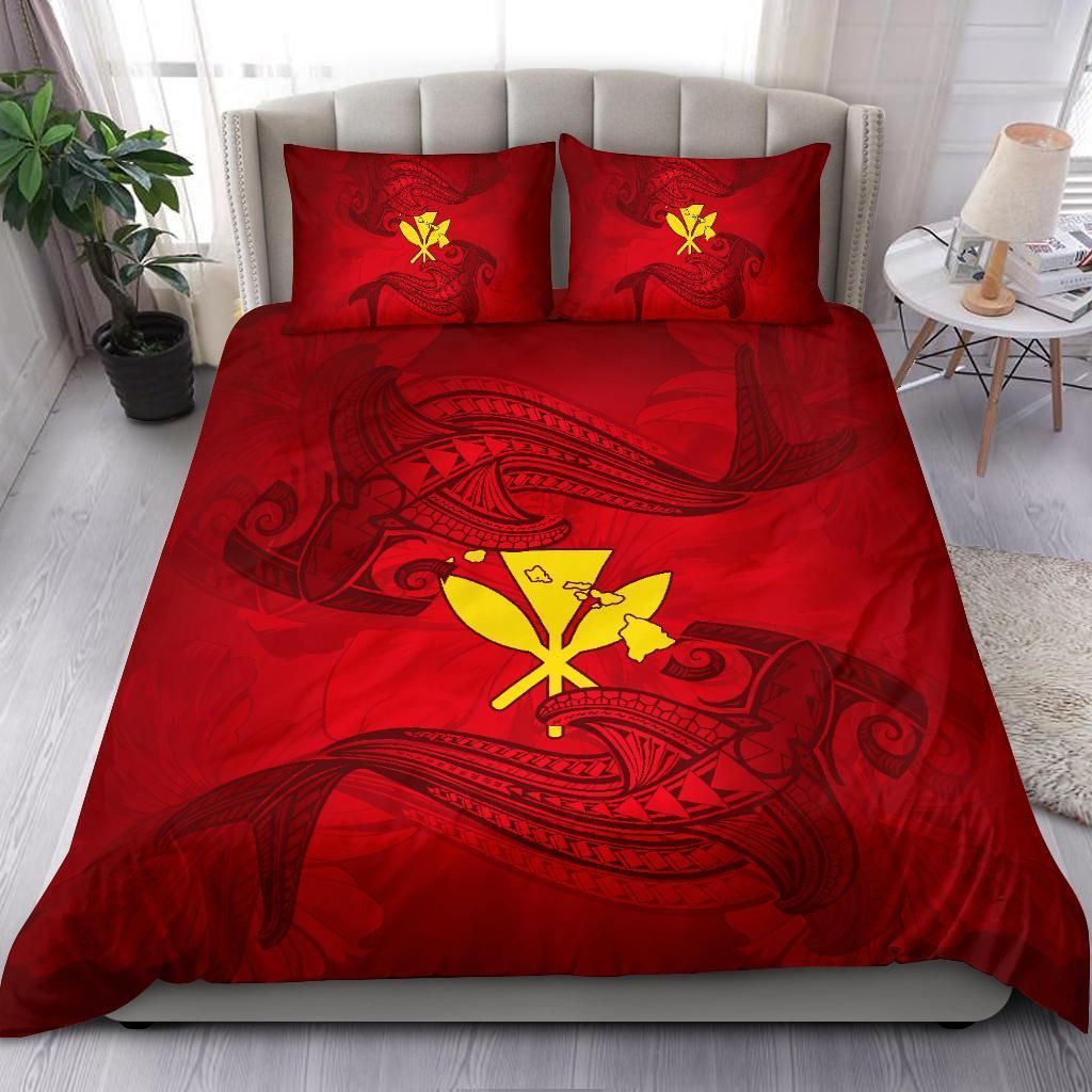 Hawaii Polynesian Hammer Shark Mata Ray Bedding Set