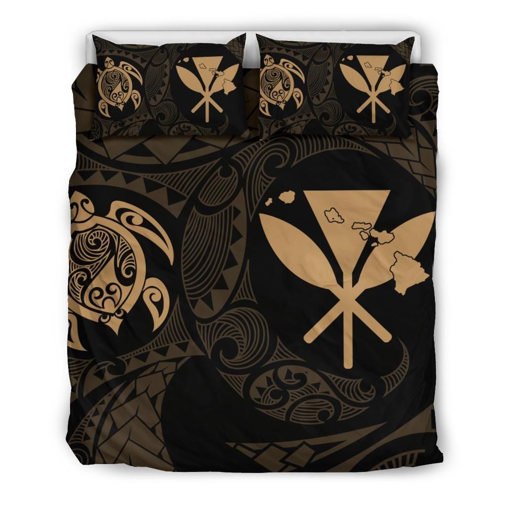 Hawaii Polynesian Kanaka Turtle Bedding Set