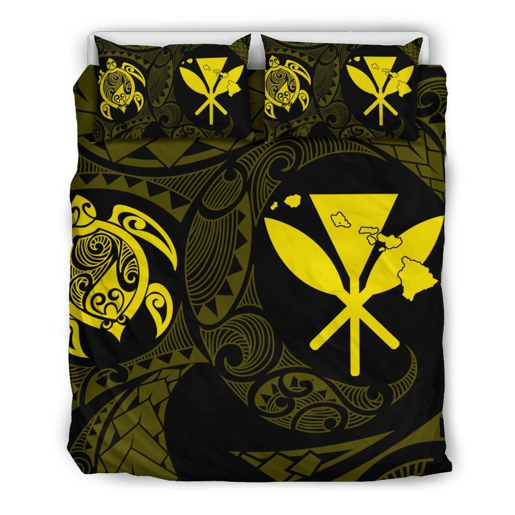 Hawaii Polynesian Kanaka Turtle Bedding Set