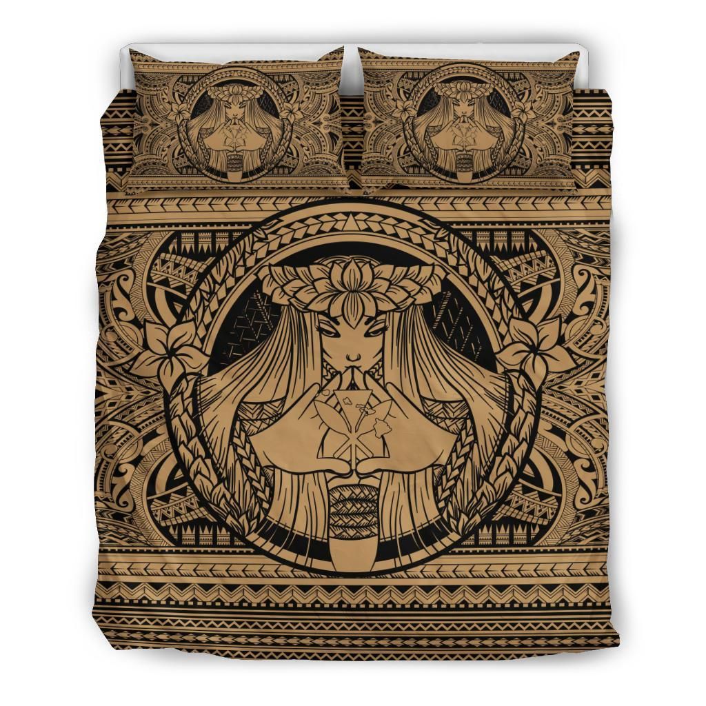 Hawaii Polynesian Pele Kanaka Bedding Set