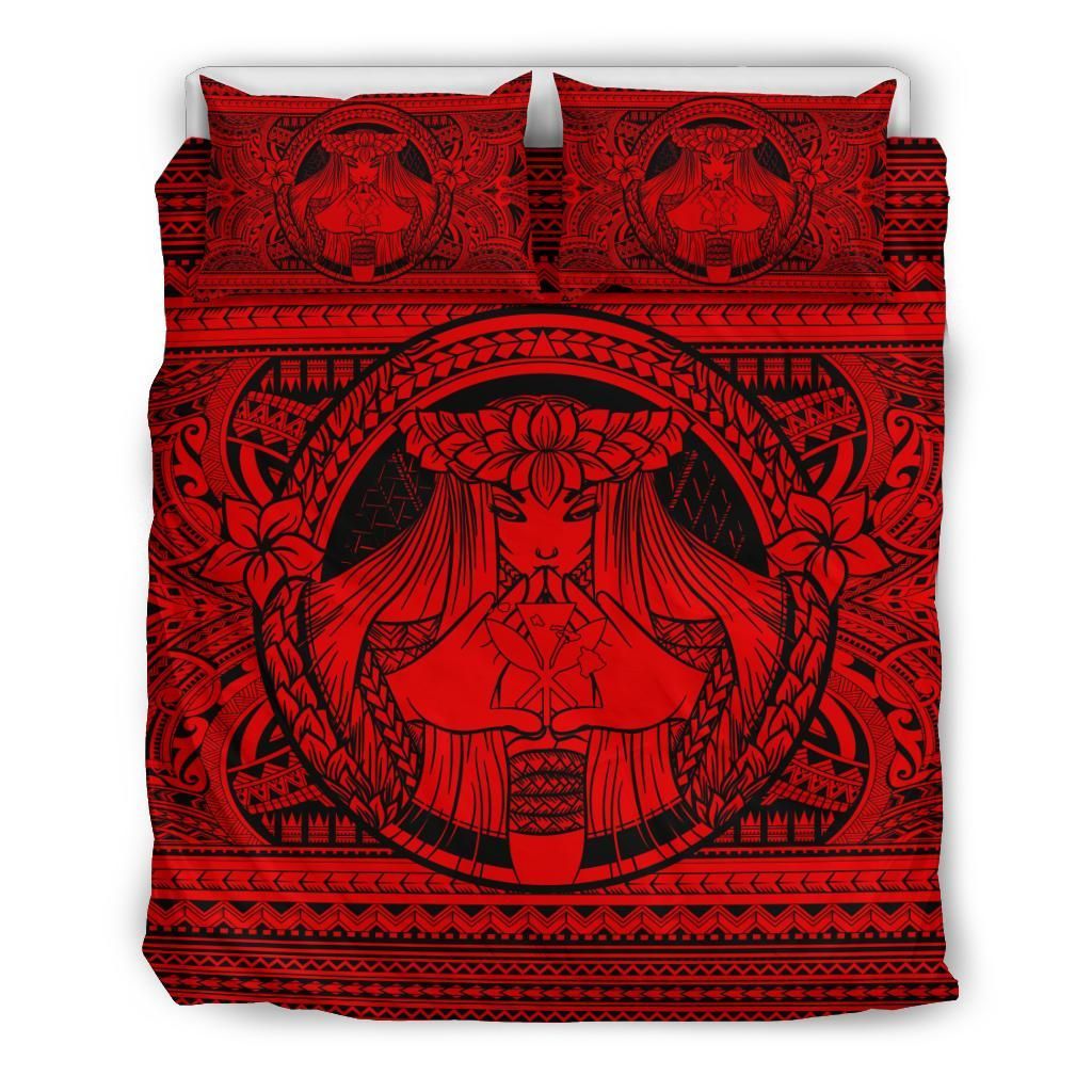 Hawaii Polynesian Pele Kanaka Bedding Set
