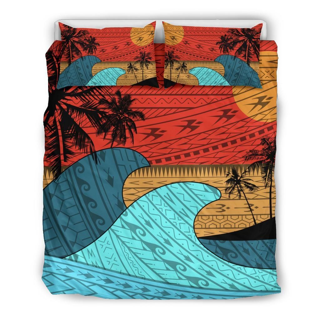Hawaii Polynesian Sun Down Bedding Set