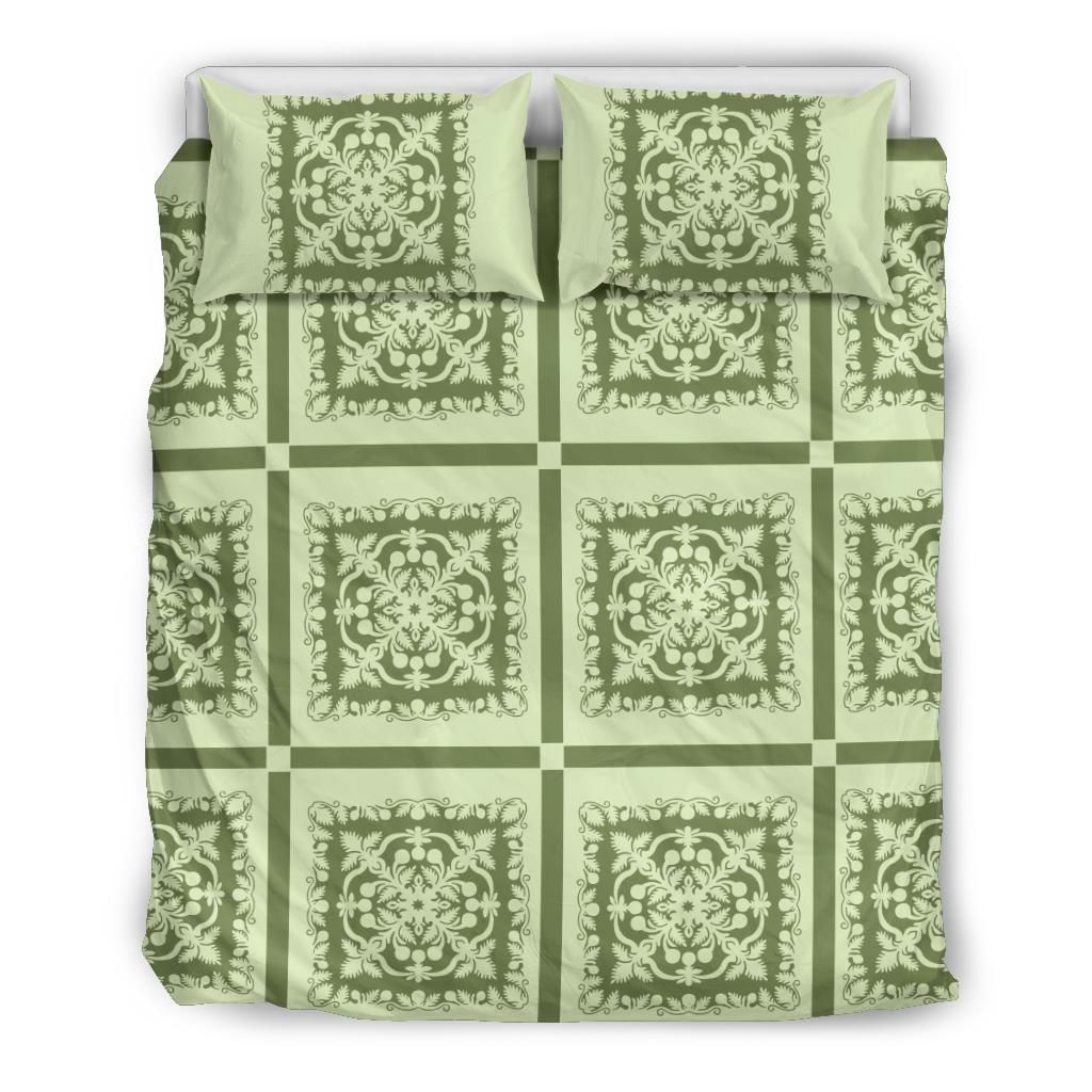 Hawaii Royal Hill Green Bedding Set
