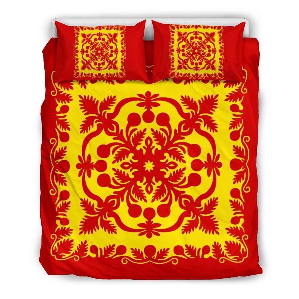 Hawaii Royal Pattern Royal Color Bedding Set