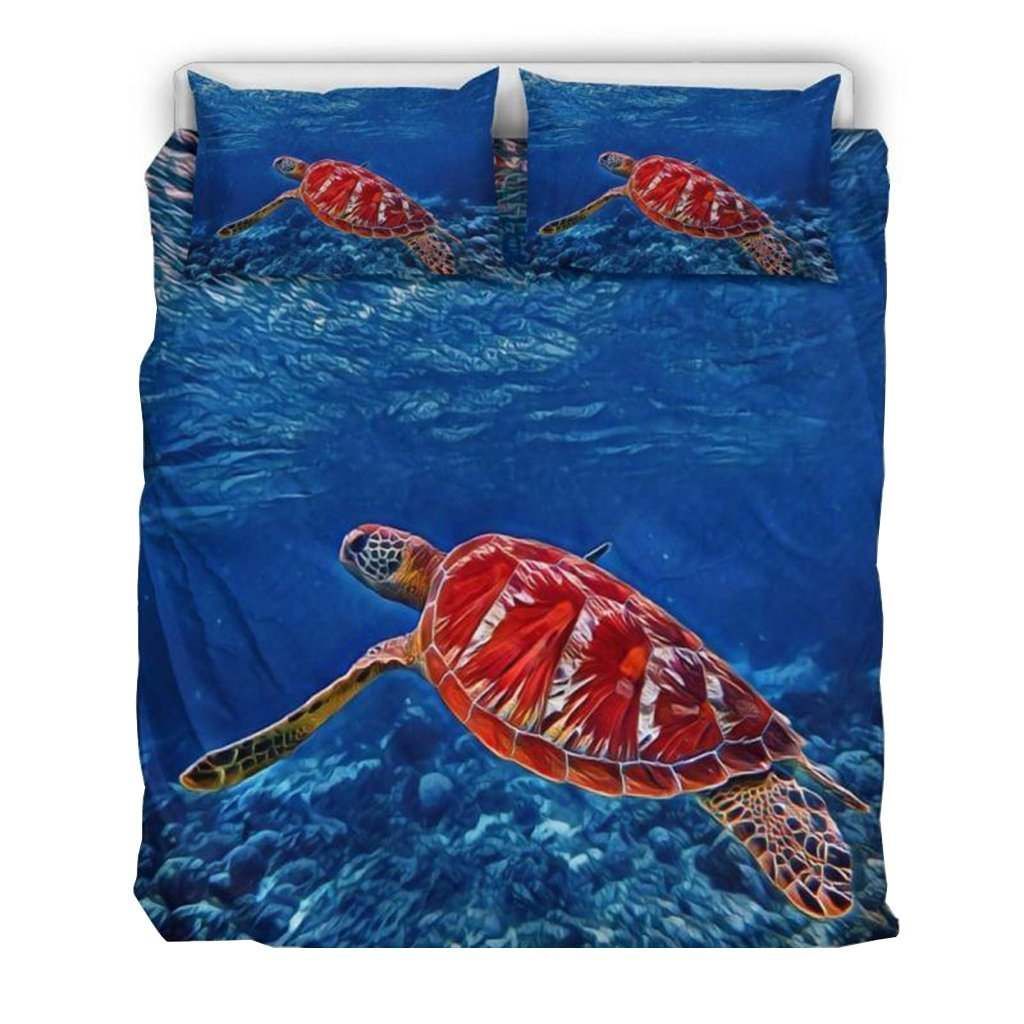 Hawaii’S Sea Turtle Hawaiian Bedding Set