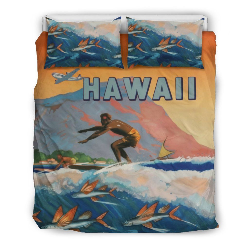 Hawaii Surf Sea Sport Bedding Set