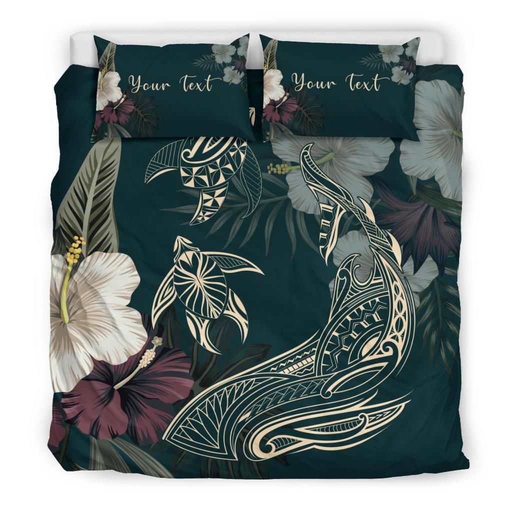 Hawaii Tropical Hibiscus Aumakua Lucas Style Green Bedding Set