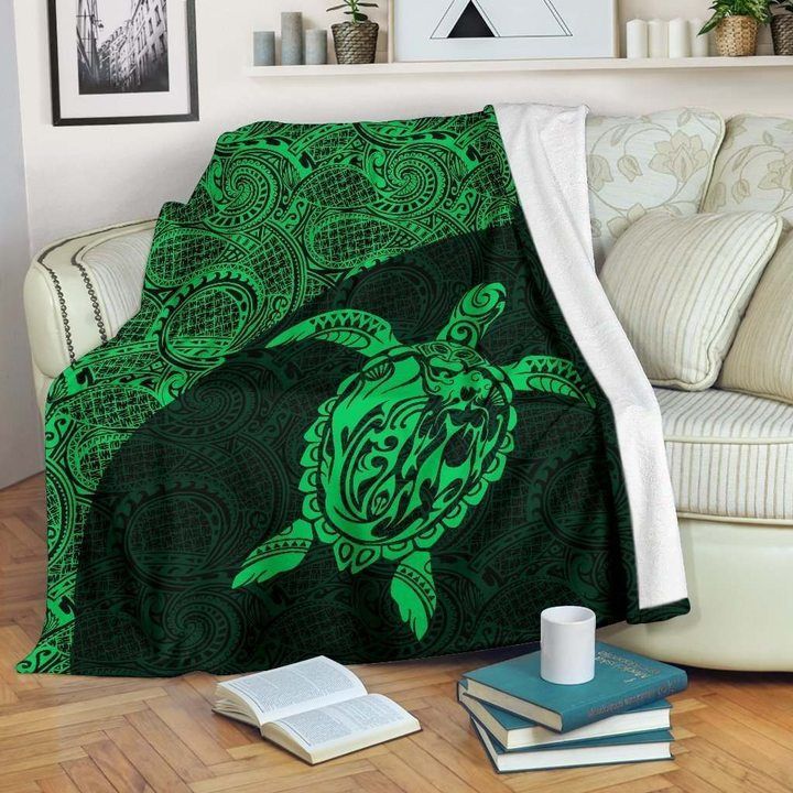 Hawaii Turtle Sherpa Fleece Blanket