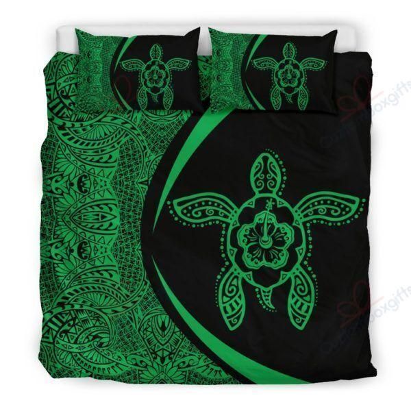 Hawaii Turtle Polynesian Printed Bedding Set