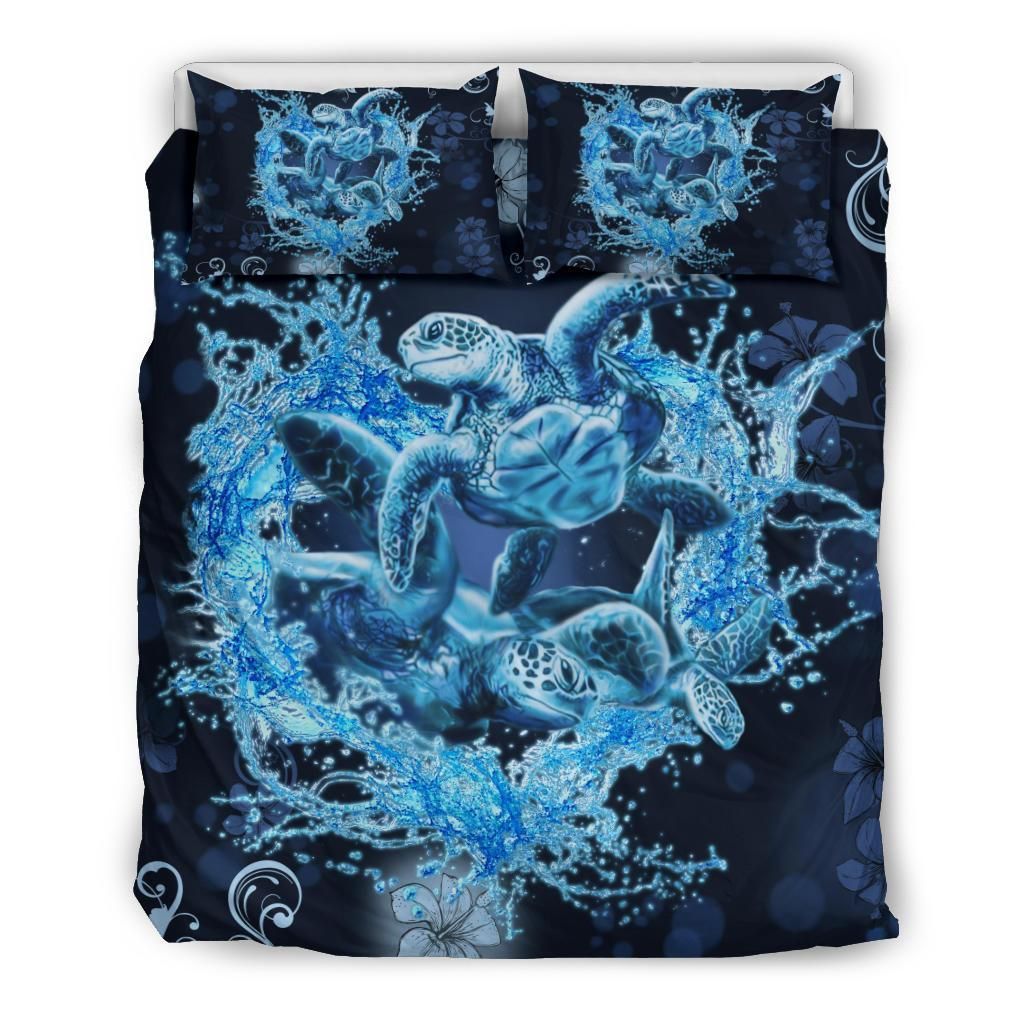 Hawaii Turtle Sea Ohana Bedding Set