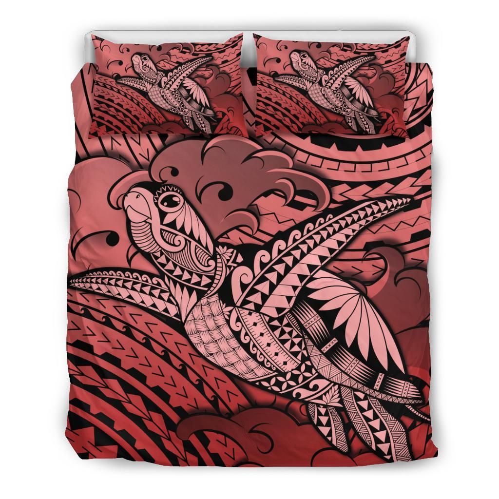 Hawaii Turtle Wave Bedding Set