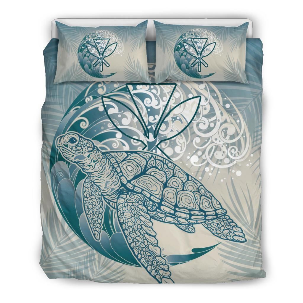 Hawaii Wave Kanaka Turtle Bedding Set
