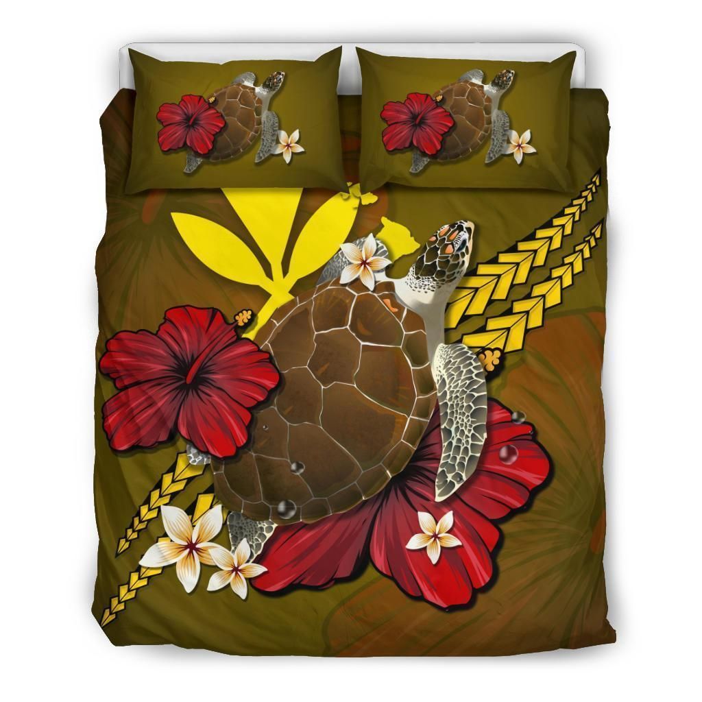Hawaii Yellow Turtle Bedding Set
