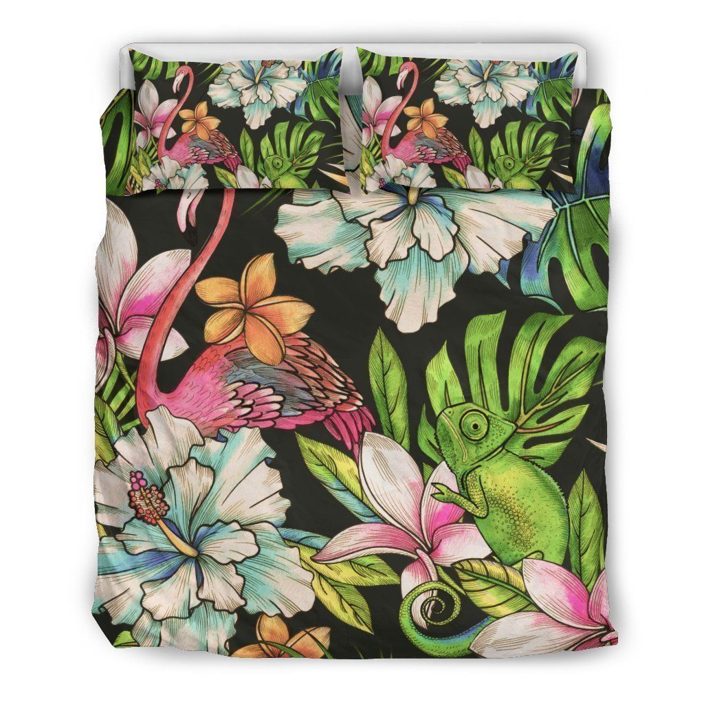 Hawaiian Aloha Tropical Bedding Set