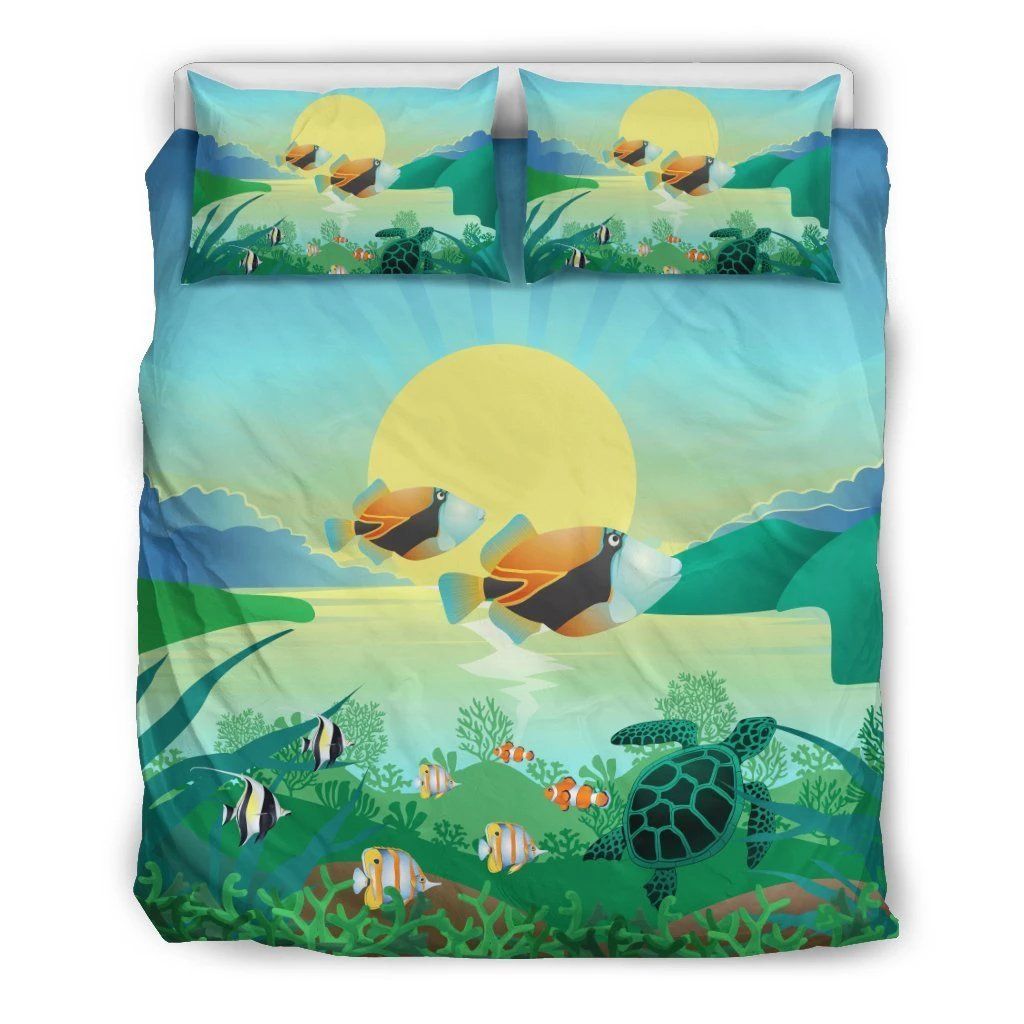 Hawaiian Animal Sea Living Polynesian Bedding Set