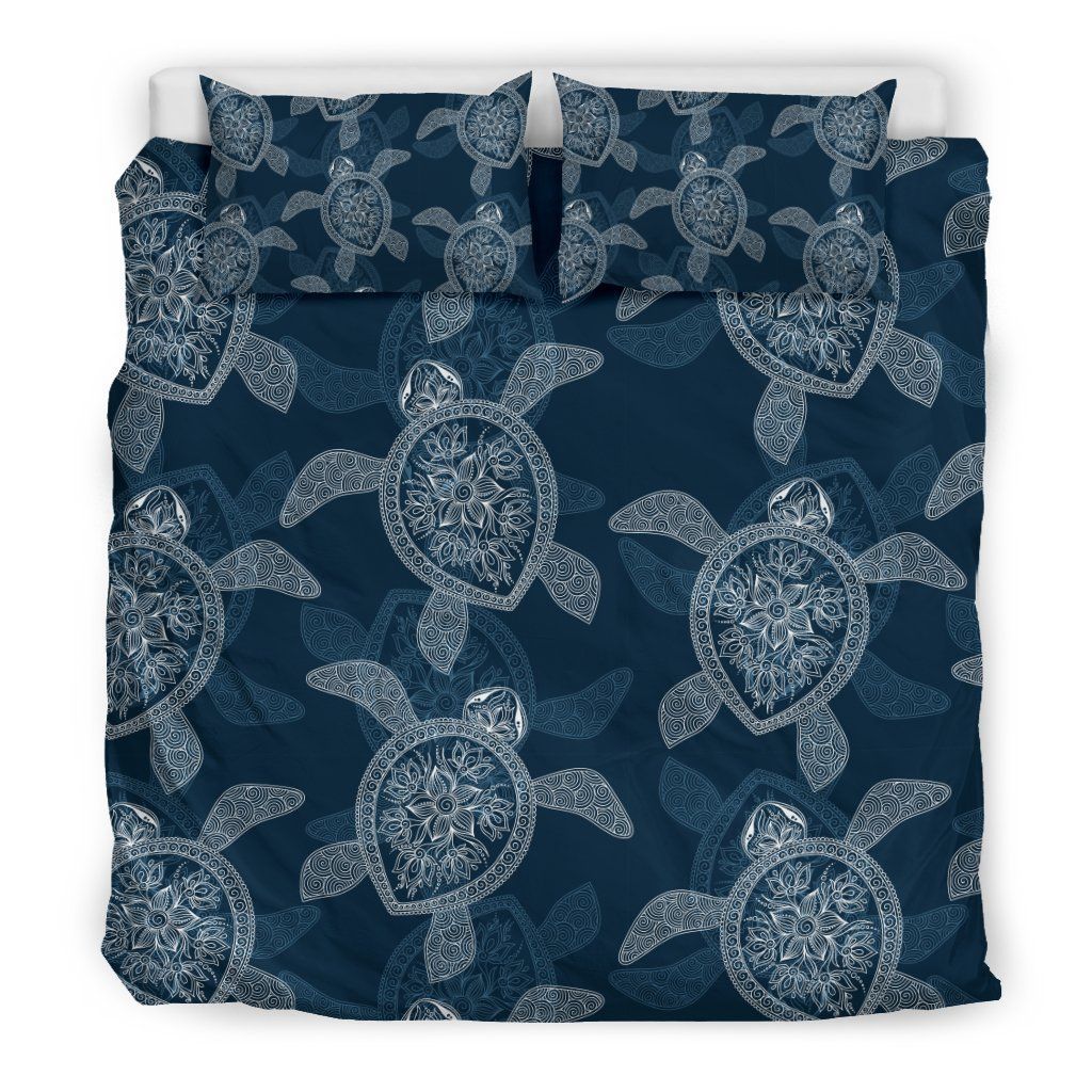 Hawaiian Blue Sea Turtle Bedding Set