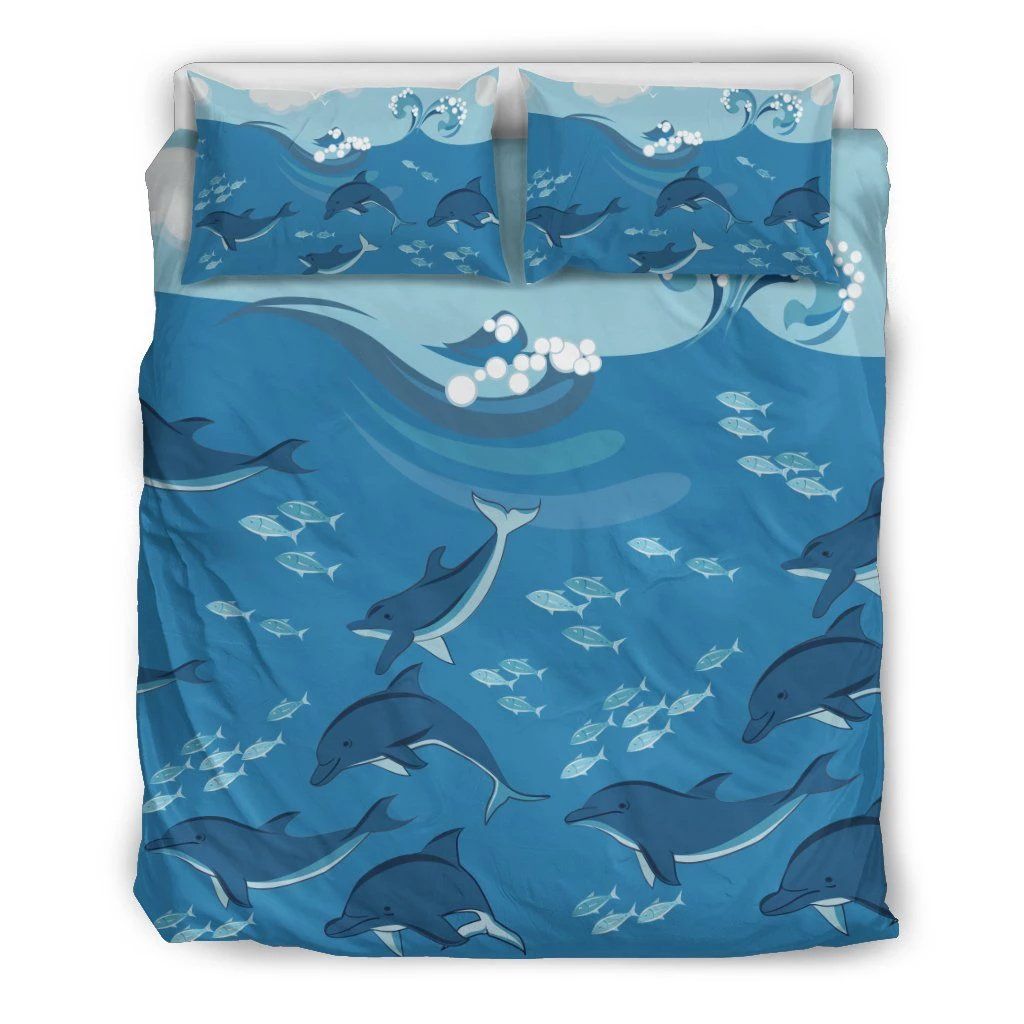 Hawaiian Dolphins Polynesian Bedding Set