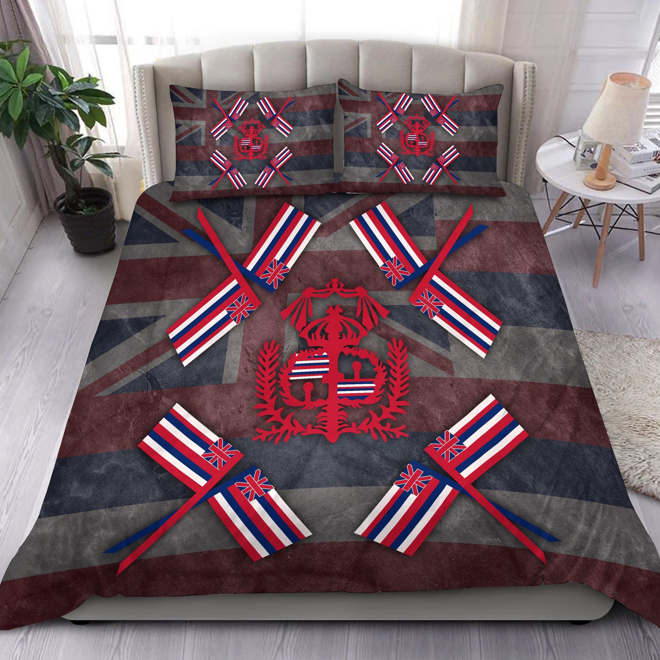 Hawaiian Flag Royal Bedding Set